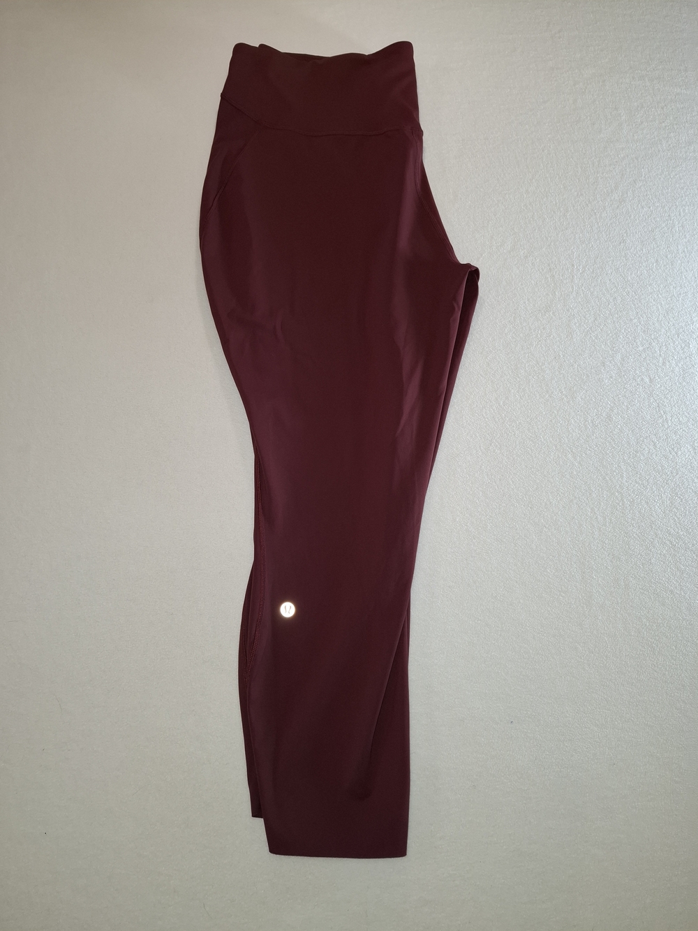 lululemon athletica High-Rise Burgundy Leggings Sz 18 - Picture 3 of 10